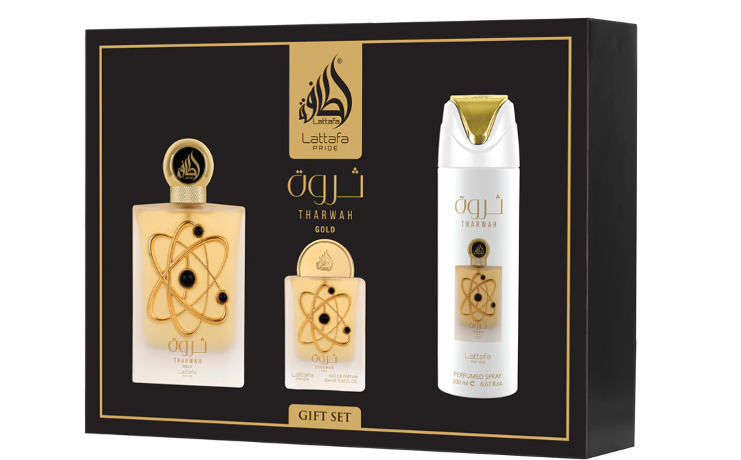 Lattafa Pride Tharwa Gold poklon set uniseks
